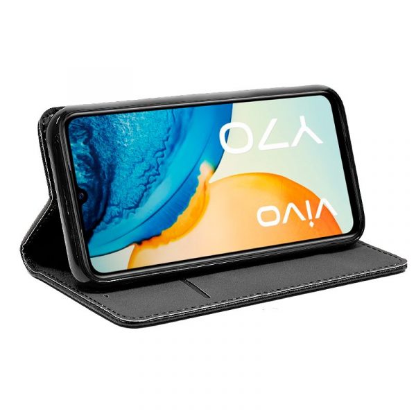 Funda COOL Flip Cover para Vivo Y70 Liso Negro - Imagen 2