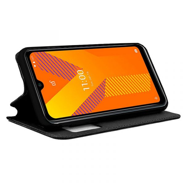 Funda COOL Flip Cover para Wiko Y62 Liso Negro - Imagen 2