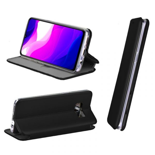 Funda COOL Flip Cover para Xiaomi Mi 10 Lite Elegance Negro - Imagen 2