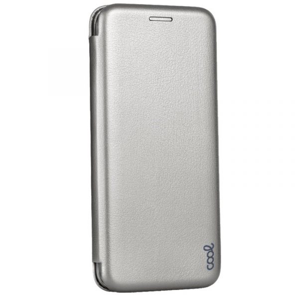 Funda COOL Flip Cover para Xiaomi Mi 10 Lite Elegance Plata - Imagen 3