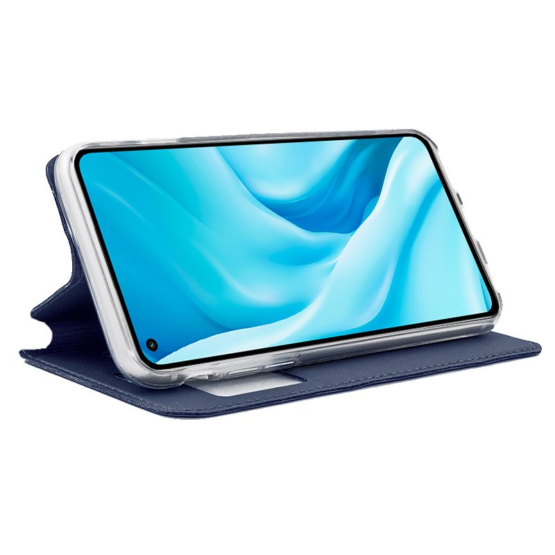 Funda COOL Flip Cover para Xiaomi Mi 11 Lite / Mi 11 Lite 5G Liso Azul - Imagen 2