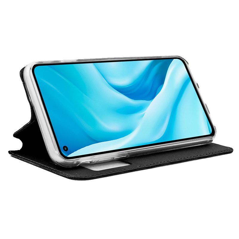 Funda COOL Flip Cover para Xiaomi Mi 11 Lite / Mi 11 Lite 5G Liso Negro - Imagen 2