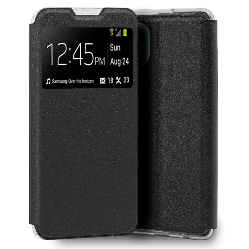 Funda COOL Flip Cover para Xiaomi Mi 11 Lite / Mi 11 Lite 5G Liso Negro
