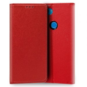 Funda COOL Flip Cover para Xiaomi Mi 8 Lite Liso Rojo