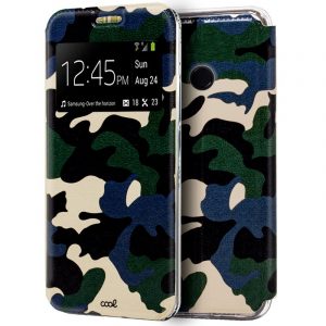 Funda COOL Flip Cover para Xiaomi Mi 8 / Mi 8 Pro Dibujos Militar