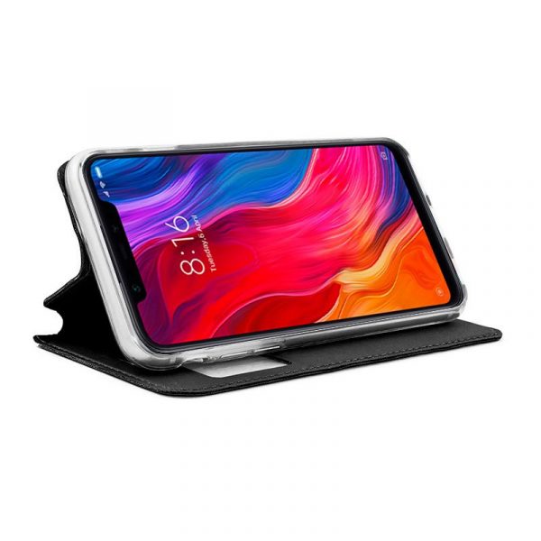 Funda COOL Flip Cover para Xiaomi Mi 8 / Mi 8 Pro Liso Negro - Imagen 2