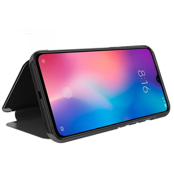 Funda COOL Flip Cover para Xiaomi Mi 9 Clear View Negro - Imagen 2