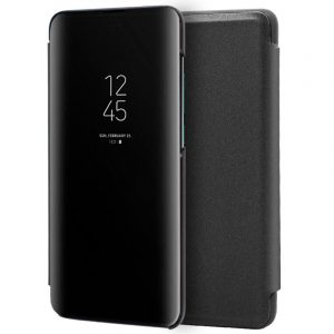 Funda COOL Flip Cover para Xiaomi Mi 9 Clear View Negro