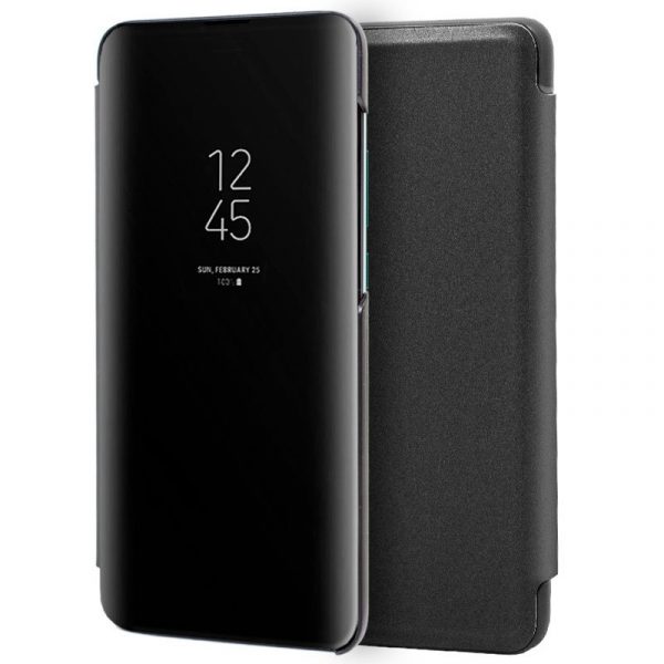 Funda COOL Flip Cover para Xiaomi Mi A3 Clear View Negro
