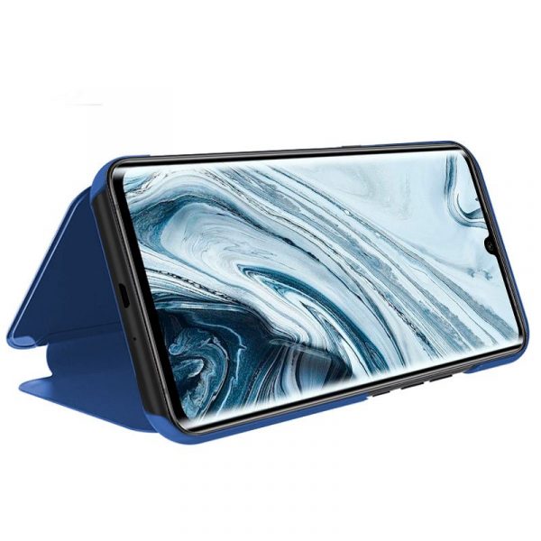 Funda COOL Flip Cover para Xiaomi Mi Note 10 / Mi Note 10 Pro Clear View Azul - Imagen 2
