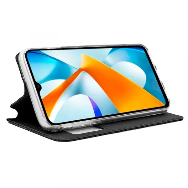 Funda COOL Flip Cover para Xiaomi Poco C40 Liso Negro - Imagen 2