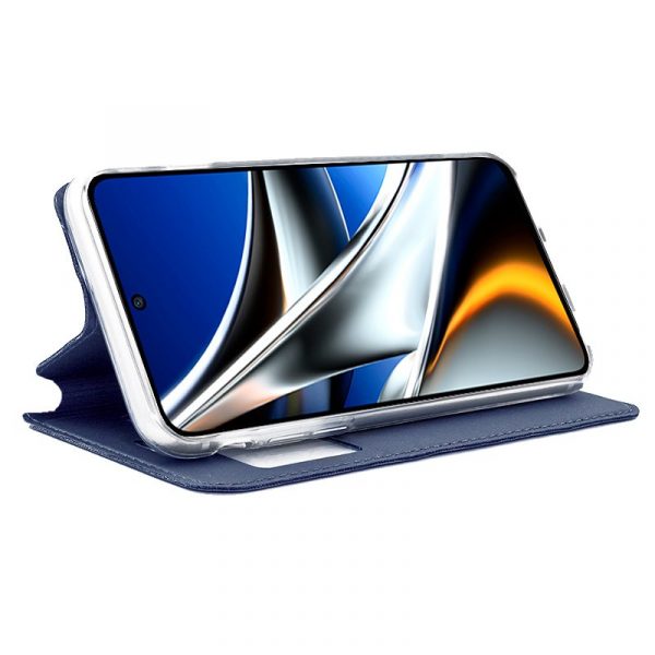 Funda COOL Flip Cover para Xiaomi Poco X4 Pro 5G Liso Azul - Imagen 2