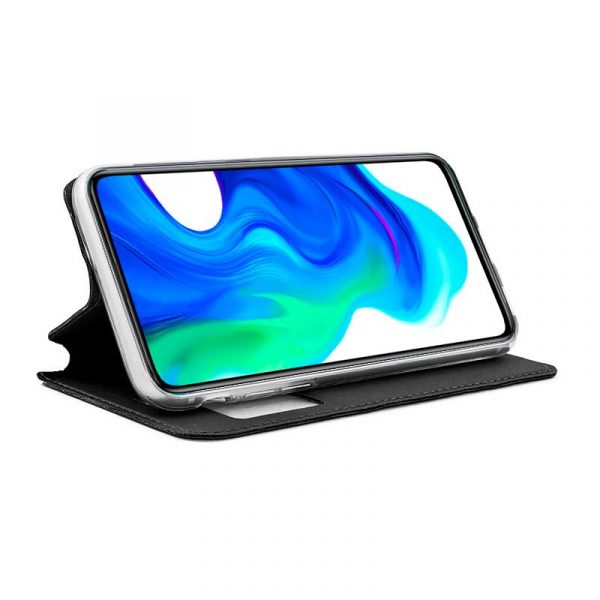 Funda COOL Flip Cover para Xiaomi Pocophone F2 Pro Liso Negro - Imagen 2