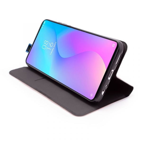 Funda COOL Flip Cover para Xiaomi Pocophone M3 / Redmi 9T Elegance Negro - Imagen 2