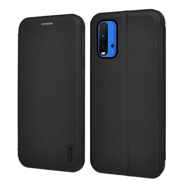 Funda COOL Flip Cover para Xiaomi Pocophone M3 / Redmi 9T Elegance Negro - Imagen 3