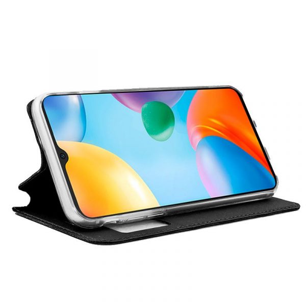Funda COOL Flip Cover para Xiaomi Redmi 10C Liso Negro - Imagen 2