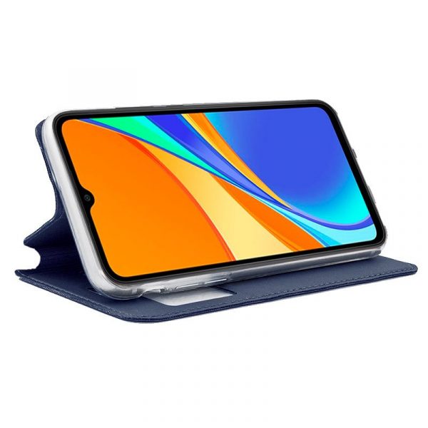 Funda COOL Flip Cover para Xiaomi Redmi 9C / 10A Liso Azul - Imagen 2