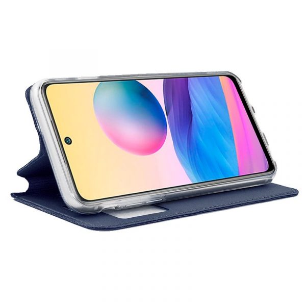 Funda COOL Flip Cover para Xiaomi Redmi Note 10 5G / Pocophone M3 Pro 5G Liso Azul - Imagen 2