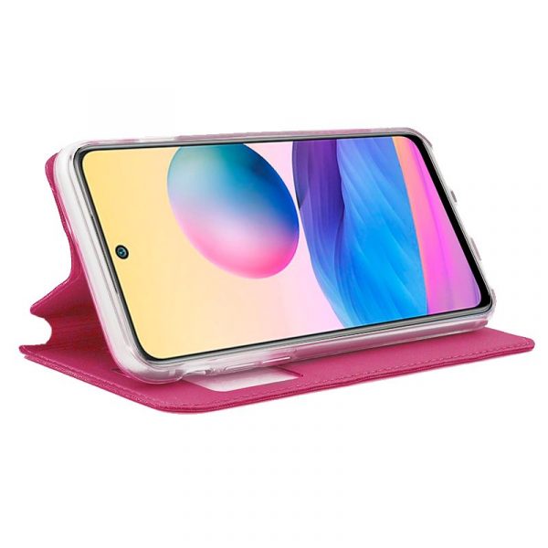 Funda COOL Flip Cover para Xiaomi Redmi Note 10 5G / Pocophone M3 Pro 5G Liso Rosa - Imagen 2