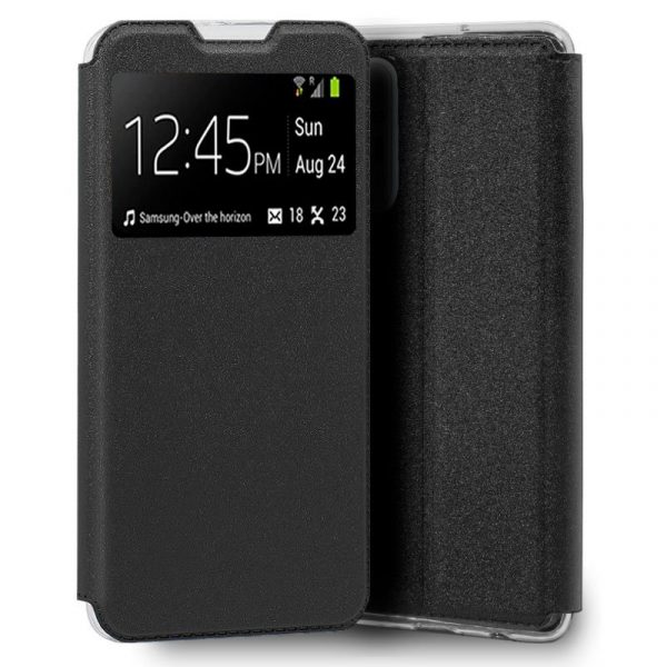 Funda COOL Flip Cover para Xiaomi Redmi Note 10 / Note 10S / Poco M5s Liso Negro