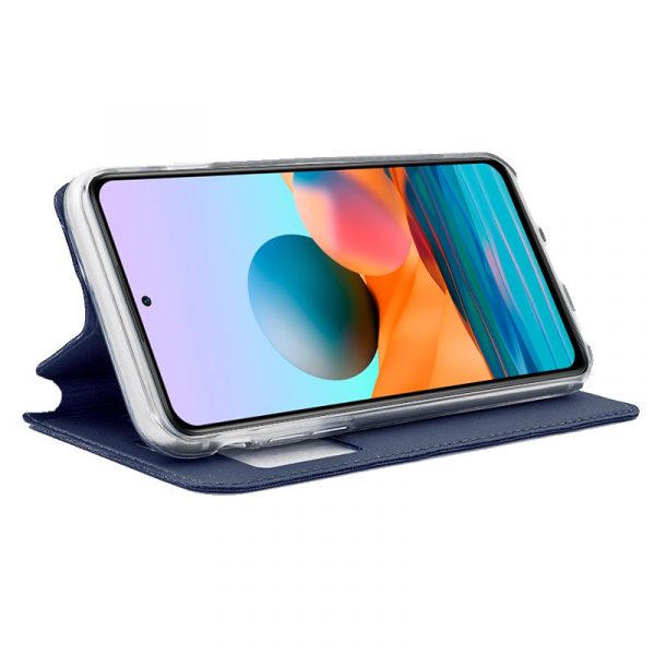 Funda COOL Flip Cover para Xiaomi Redmi Note 10 Pro Liso Azul - Imagen 2