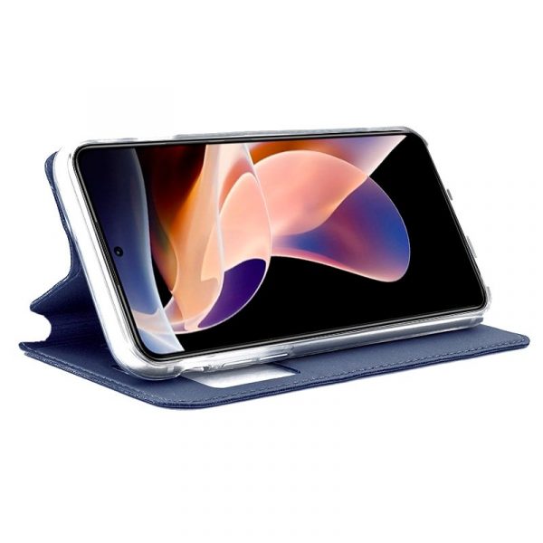 Funda COOL Flip Cover para Xiaomi Redmi Note 11 Pro / Note 11 Pro 5G / Note 12 Pro 4G Liso Azul - Imagen 2