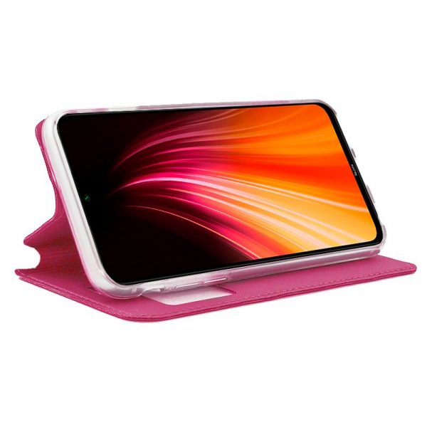Funda COOL Flip Cover para Xiaomi Redmi Note 8 / Note 8 (2021) Liso Rosa - Imagen 2