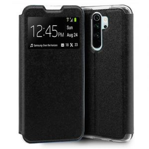 Funda COOL Flip Cover para Xiaomi Redmi Note 8 Pro Liso Negro