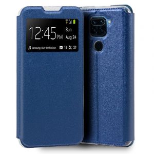 Funda COOL Flip Cover para Xiaomi Redmi Note 9 Liso Azul