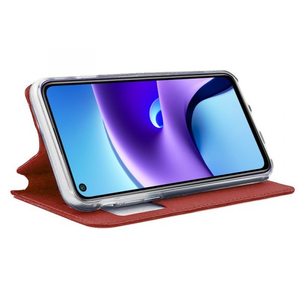 Funda COOL Flip Cover para Xiaomi Redmi Note 9T Liso Rojo - Imagen 2
