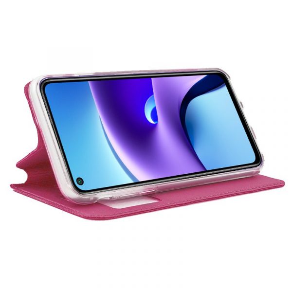 Funda COOL Flip Cover para Xiaomi Redmi Note 9T Liso Rosa - Imagen 2