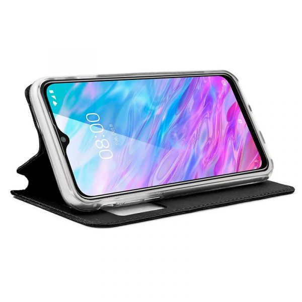 Funda COOL Flip Cover para ZTE Blade 10 Smart Liso Negro - Imagen 2