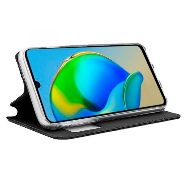 Funda COOL Flip Cover para ZTE Blade V40 Vita / Blade A72 Liso Negro - Imagen 2