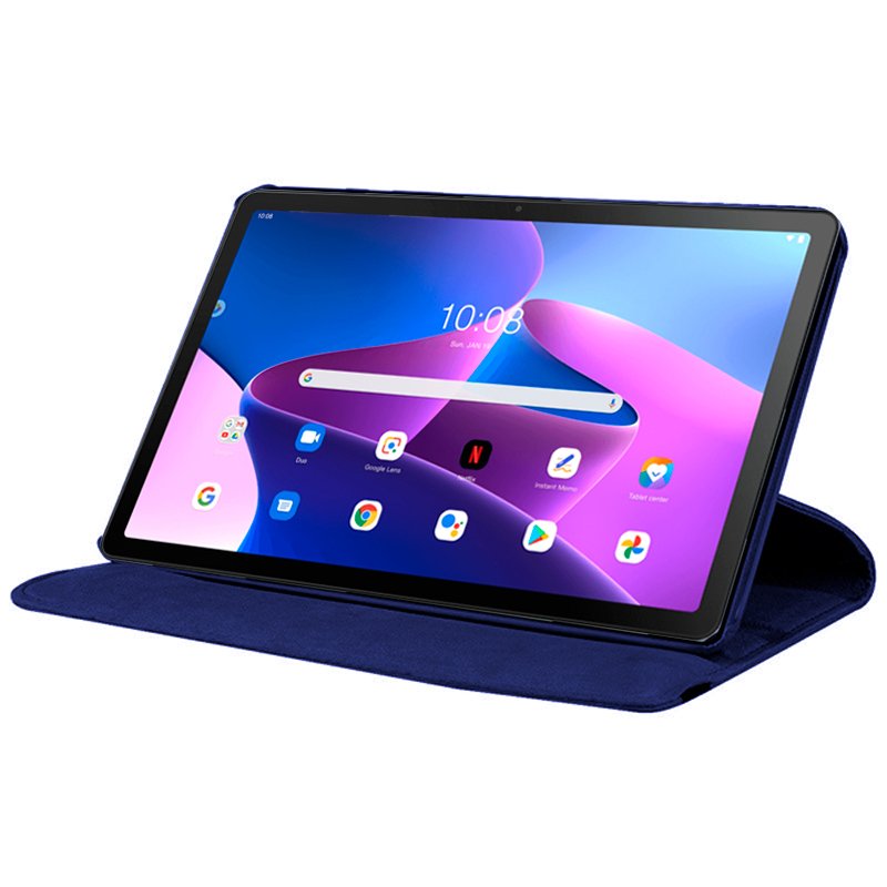 Funda COOL para Lenovo Tab M10 Plus Gen 3 Polipiel Liso Azul - Imagen 2