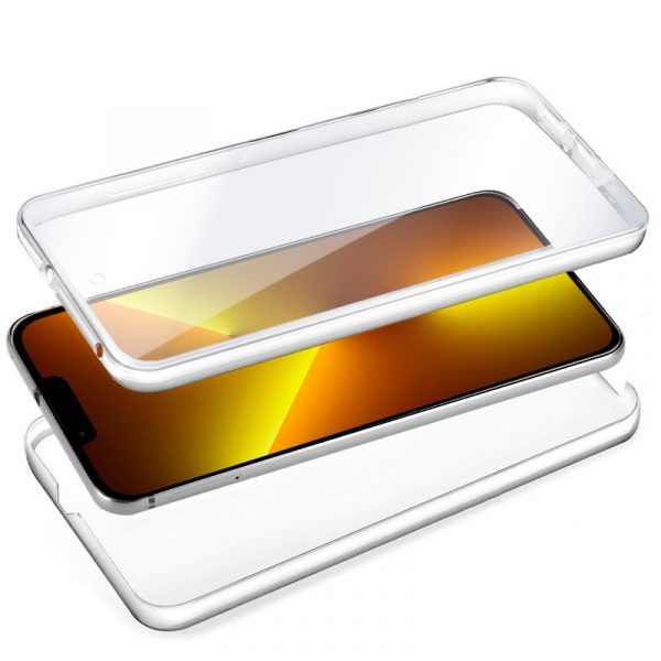 Funda COOL Silicona 3D para iPhone 13 Pro Max (Transparente Frontal + Trasera) - Imagen 2