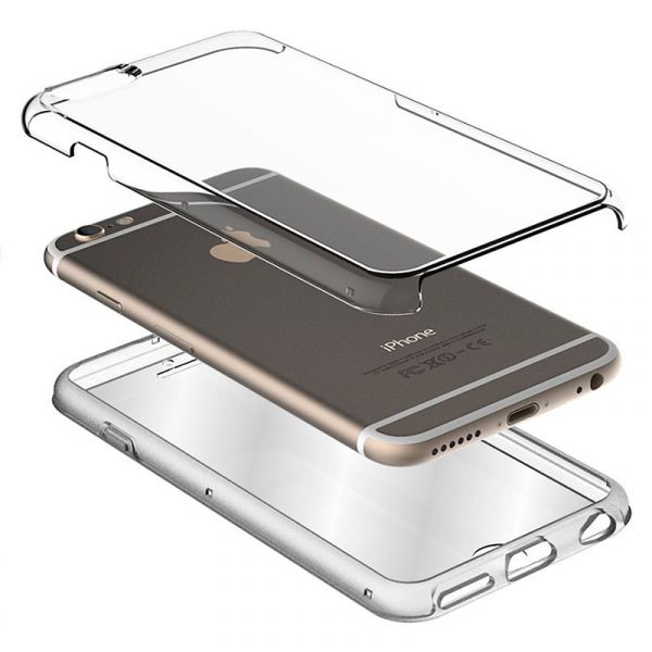 Funda COOL Silicona 3D para iPhone XS Max (Transparente Frontal + Trasera) - Imagen 2