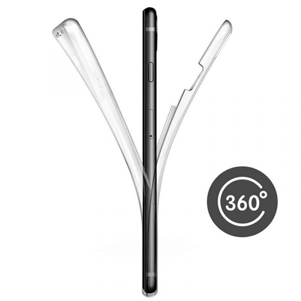 Funda COOL Silicona 3D para iPhone XS Max (Transparente Frontal + Trasera) - Imagen 3