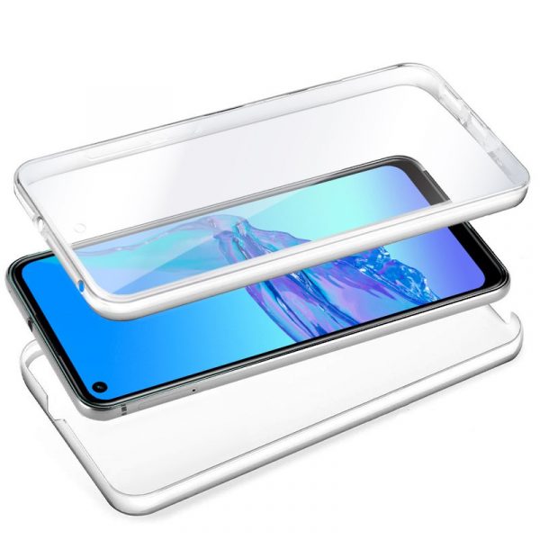 Funda COOL Silicona 3D para Oppo A53 / A53s (Transparente Frontal + Trasera) - Imagen 2