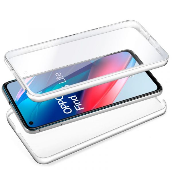 Funda COOL Silicona 3D para Oppo Find X3 Lite (Transparente Frontal + Trasera) - Imagen 2