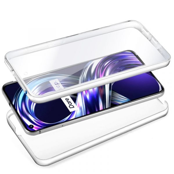 Funda COOL Silicona 3D para Realme 8i / Narzo 50 (Transparente Frontal + Trasera) - Imagen 2