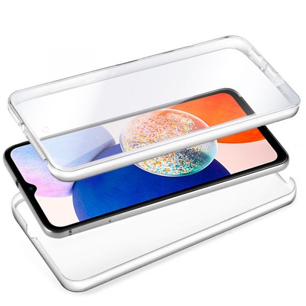 Funda COOL Silicona 3D para Samsung A145 Galaxy A14 / A14 5G (Transparente Frontal + Trasera) - Imagen 2