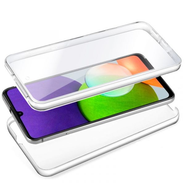 Funda COOL Silicona 3D para Samsung A225 Galaxy A22 4G (Transparente Frontal + Trasera) - Imagen 2