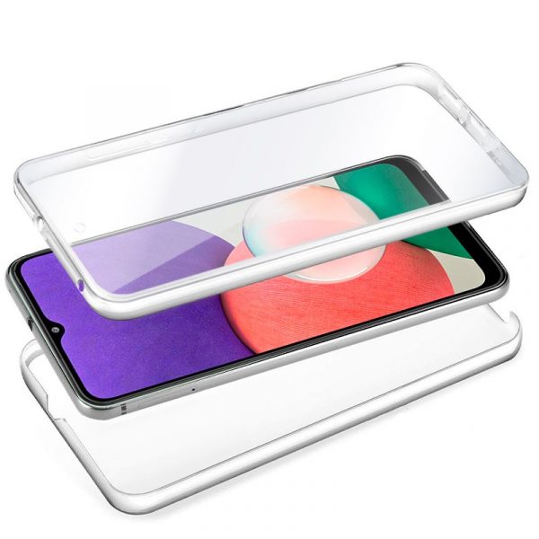 Funda COOL Silicona 3D para Samsung A226 Galaxy A22 5G (Transparente Frontal + Trasera) - Imagen 2