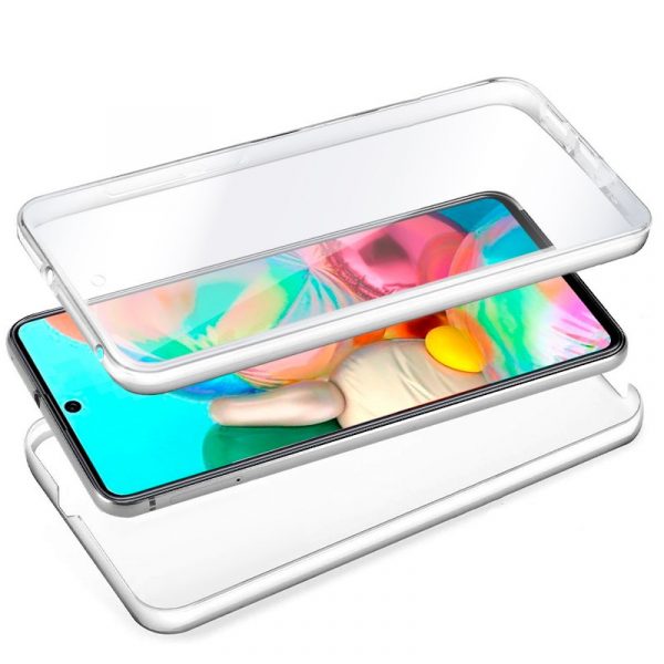 Funda COOL Silicona 3D para Samsung A515 Galaxy A51 (Transparente Frontal + Trasera) - Imagen 2