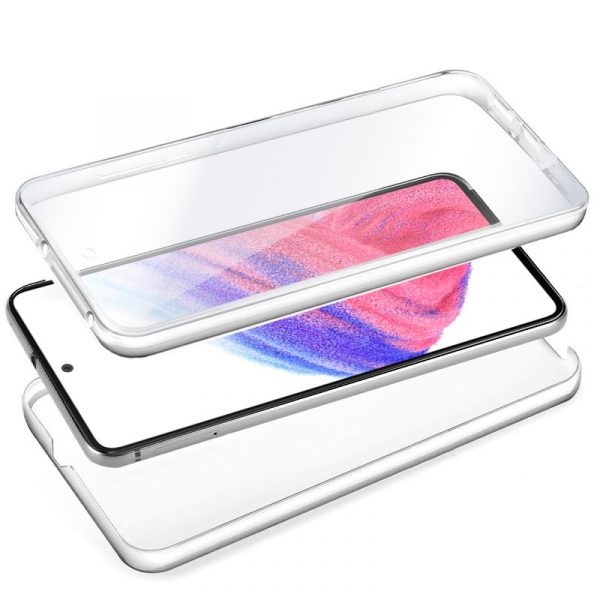 Funda COOL Silicona 3D para Samsung A536 Galaxy A53 5G (Transparente Frontal + Trasera) - Imagen 2
