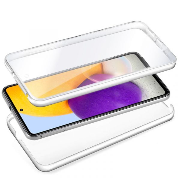 Funda COOL Silicona 3D para Samsung A725 Galaxy A72  (Transparente Frontal + Trasera) - Imagen 2