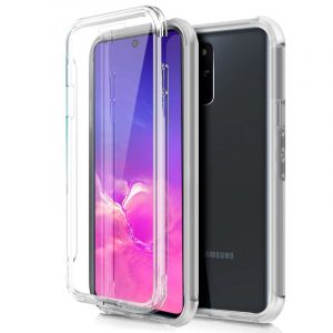 Funda COOL Silicona 3D para Samsung G770 Galaxy S10 Lite (Transparente Frontal + Trasera)