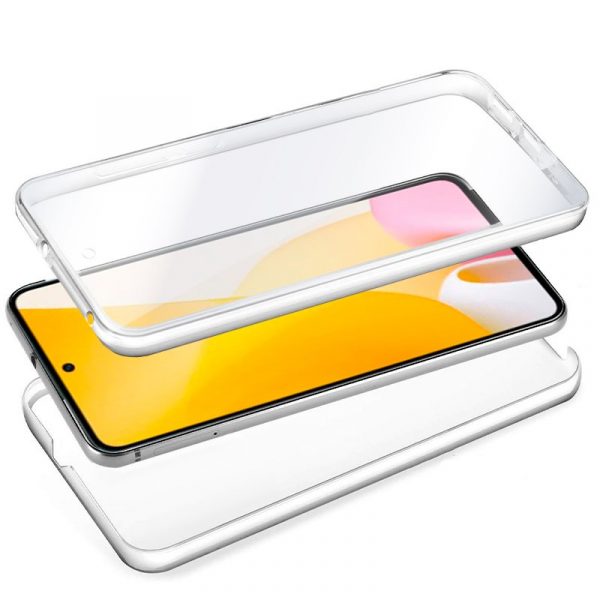 Funda COOL Silicona 3D para Xiaomi 12 Lite (Transparente Frontal + Trasera) - Imagen 2