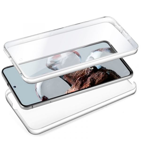 Funda COOL Silicona 3D para Xiaomi 12T / 12T Pro (Transparente Frontal + Trasera) - Imagen 2