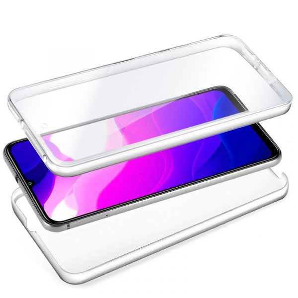 Funda COOL Silicona 3D para Xiaomi Mi 10 Lite (Transparente Frontal + Trasera) - Imagen 2